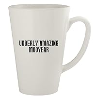 Udderly Amazing Mooyear - Ceramic 17oz Latte Coffee Mug, White