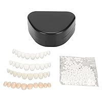Temporary Tooth Repair Kit,Quick Mold Tooth Filling Bead,Cosplay Dental Restoration,Moldable False Teeth Kit,Moldable False Teeth Thermal Fitting Beads,Durable,for Cosplay, temporary tooth repair