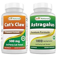 Cat's Claw Capsule, 500 mg & Astragalus Capsule, 1000 mg