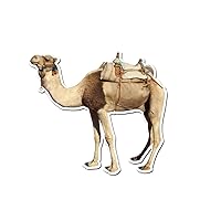 Camel with Saddle 12 inch Static Cling
