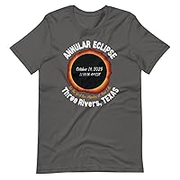 Three Rivers Texas Annular Solar Eclipse T-Shirt October 14, 2023 for The Total Best Time of Your Life