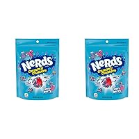 Nerds Gummy Clusters Candy, Very Berry, Resealable 8 Ounce Bag (Pack of 2)
