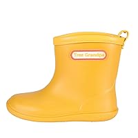 Toddler Rain Boots for Boys Girls Waterproof Baby Kids Rain Boots With Easy-on