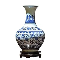 N/A Handicrafts and White Porcelain Under Glaze Color Bottle Home Antique Pottery Porcelain Chinese Style Decoration