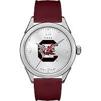 Timex Tribute Women's Collegiate Athena 40mm Watch - Washington State Cougars with Silicone Strap