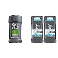 Dove Men + Care Extra Fresh Antiperspirant Deodorant Twin Pack, 72hr Sweat & Odor Protection & Deodorant Stick Moisturizing Deodorant For 72-Hour Protection Clean