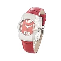 [女性用腕時計]Chronotech Womens Analogue Quartz Watch with Leather Strap CT7279B-05