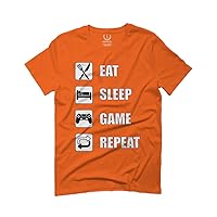 Eat Sleep Game Repeat Video Gamer Funny Gift Gaming for Men T Shirt