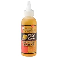 Originals by Africa's Best Therapy Jamaican Black Castor Oil Stimulating Growth Oil, Naturally Repairs and Prevents Hair Damage & Breakage, Moisturizes Scalp, 4oz Bottle