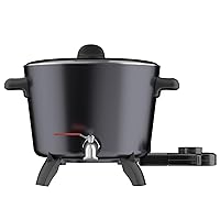 Electric Wax Melting Pot for Candle Making 7 QT / 14 LBs Non-Stick Soy Wax Melter Pot with Pour Spout and Temperature Control