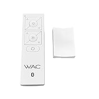 WAC Lighting 6-Speed Ceiling Fan Wireless Bluetooth Remote Control Wall Cradle in White