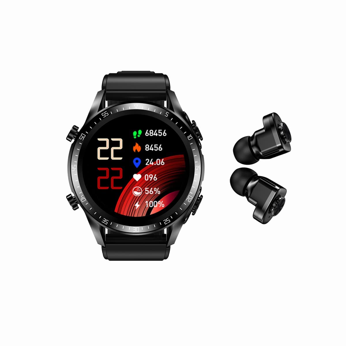 Tuanzi JM03 2 in 1 Smart Watch with Earbuds 1.28