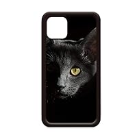 Black Cat Animal Wild Stare Dark for Apple iPhone 11 Pro Max Cover Apple Mobile Phone Case Shell