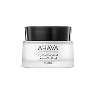 AHAVA Hyaluronic Acid Leave-On Mask - Rich hydrating mask to replenish hydration, softens, smoothness & prevents moisture loss, with Osmoter, Hyaluronic Acid & ATPeptides, 1.7 Fl.Oz