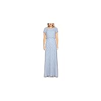 Adrianna Papell Women's Beaded Blouson Dress