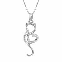 Vir Jewels Diamond Pendant Neckalce In 14K Gold with 18 Inch Chain
