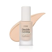 New Double Lasting Vegan Cover Foundation (Neutral Beige) SPF32/ PA++ 30g (1.05 oz) | Full Coverage Weightless Foundation | 24-Hours Lasting Double Cover with vegan ingredients | Makeup Base