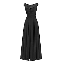 Mother Of The Bride Dress Formal Wedding Party Gown Prom Dresses 2 Black