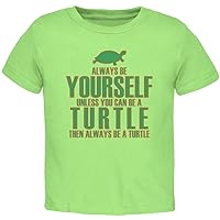 Always Be Yourself Turtle Green Toddler T-Shirt