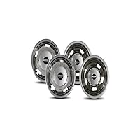 Pacific Dualies 44-1708 Polished 17 Inch 8 Lug Stainless Steel Wheel Simulator Kit for 2003-2019 Dodge Ram 3500 Truck