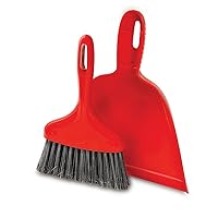 Libman Commercial 906 Dust Pan with Whisk Broom, Polypropylene, 10
