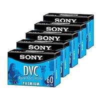 Sony DVM60PRL Premium MiniDV 60min Data Tape Cartridge 5 Pac Sony DVM60PRL Premium MiniDV 60min Data Tape Cartridge 5 Pac