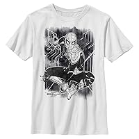 Marvel Boys Way Home Spider-Man Inked Poster Tee