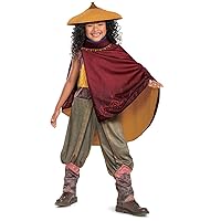 Disguise girls Raya Costume for Girls, Deluxe Official Disney Raya and the Last Dragon Costume