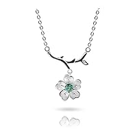 1.00ct (6.5MM) Brilliant Round Cut, VVS1 Clarity, Moissanite Diamond, 925 Sterling Silver, Pendant Necklace with 18
