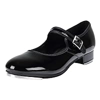 Linodes Unisex PU Leather Easy Strap Tap Shoe Dance Shoes for Women and Men's Dance Shoes-608