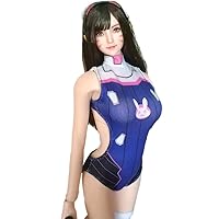 HiPlay JIAOUDOLL 1/6 Scale 12 inch Female Super Flexible Seamless Figure Body, European Body Type, Skin Tone Selectable, Minature Collectible Action Figures (Pink (Ruddy Skin Tone))