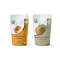 YOGI’S GIFT – Celebrating health Multi Pack | Wild Turmeric Powder + White Turmeric Powder for Skin Care Bundle