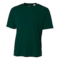 A4 Youth Cooling Performance Crew T-Shirts Forest
