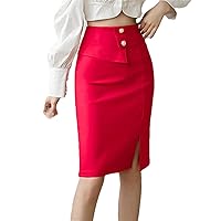 Womens Black Pencil Skirts Women Fashion Plus Size Clothing Elegant High Wiast Bodycon Sexy Office Midi Skirt