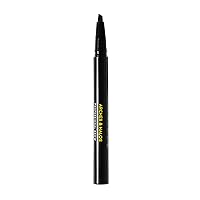 Arches & Halos Angled Bristle Tip Waterproof Brow Pen - Water Based And Smudge Proof - Fills In Sparse Eyebrows And Gives Fuller Effect - Covers Scars Or Overplucked Brows - Mocha Blonde - 0.051 Oz