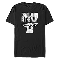 STAR WARS Mandalorian Grogu Graduation Men's Tops Short Sleeve Tee Shirt