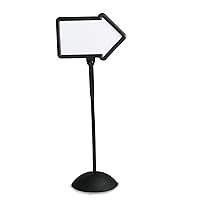 Safco Products 4173BL Write Way Directional Arrow Sign, Black, Magnetic Dual-Sided Dry Erase Board, Indoor and Outdoor Use