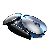Wireless Mouse, 2.4GHz with USB Nano Receiver, 36 Month Life, 1000DPI Optical Tracking, Ambidextrous Compatible with PC, Laptop (Pro Silver)