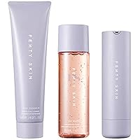Fenty Skin Full-Size Start'r Set Includes Full Sized Total Cleans'r, Fat Water and Hydra Vizor