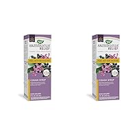 Sambucus Relief Kid's Cough Syrup with Elderberry, Vitamin C, Zinc, and South African Geranium, 8 Fl. Oz (Pack of 2)