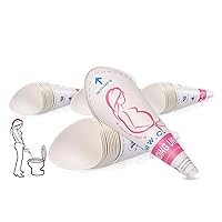 60 Pcs Disposable Portable Female Urination Device for Women, Female Urinal，Women Pee Cup Standing Up，Disposable Women Urinal for Women Female Pee Funnel，for Travel Camping Urinary Pee Cones