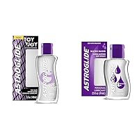 Astroglide Water Based Lube (5oz) and Liquid Personal Lubricant (2.5oz) for Toys, Men, Women, Couples