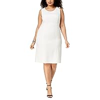 Kasper Women's Plus Size Stretch Crepe Sheath Dress