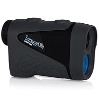Advanced Golf Laser Rangefinder with Pinsensor Technology - Waterproof Digital Golf Range Finder Accurate up to 540 Yards - Upgraded Optical View