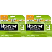 Monistat 3-Day Yeast Infection Treatment | Ovules + Itch Cream (Pack of 2)