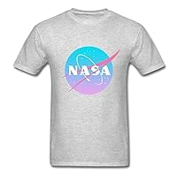 NASA Pastel Space Logo Classic Rainbow Unisex T-Shirt Plus Sizes