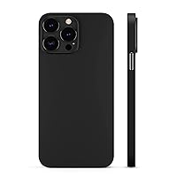 PEEL Original Super Thin Case Compatible with iPhone 13 Pro Max (Blackout) - Sleek Minimalist Design, Branding Free, Ultra Slim - Protects & Showcases Your Device