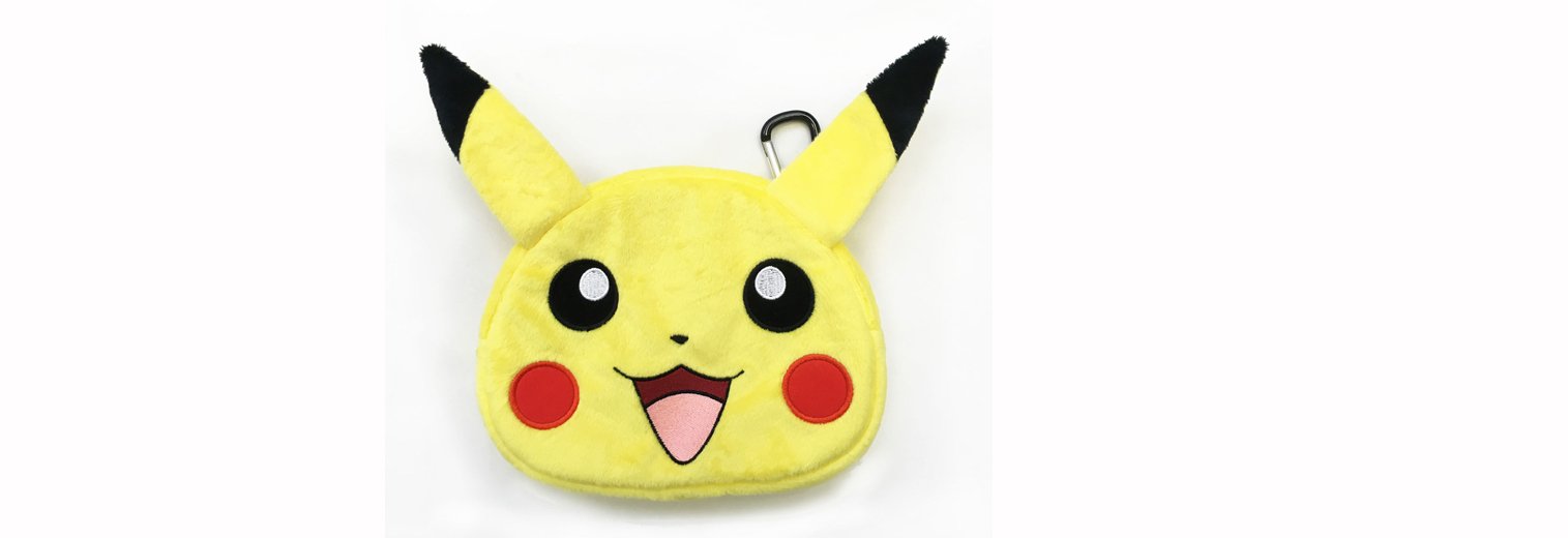 HORI Universal Pikachu Plush Pouch for New Nintendo 3DS XL
