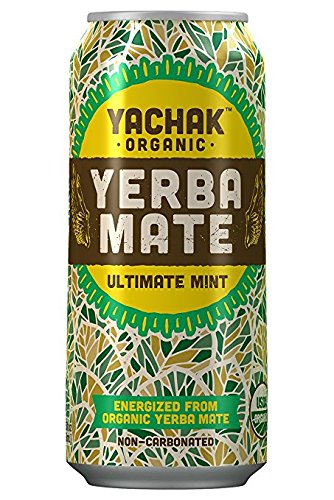 Yachak Organic Yerba Mate - Ultimate Mint - 16fl.oz (Pack of 8)