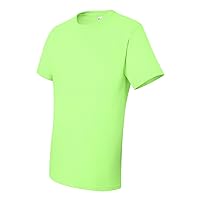Jerzees Mens DRI-POWER Active Short Sleeve Crew T-Shirt, JZ29MR, 3X, Neon Green